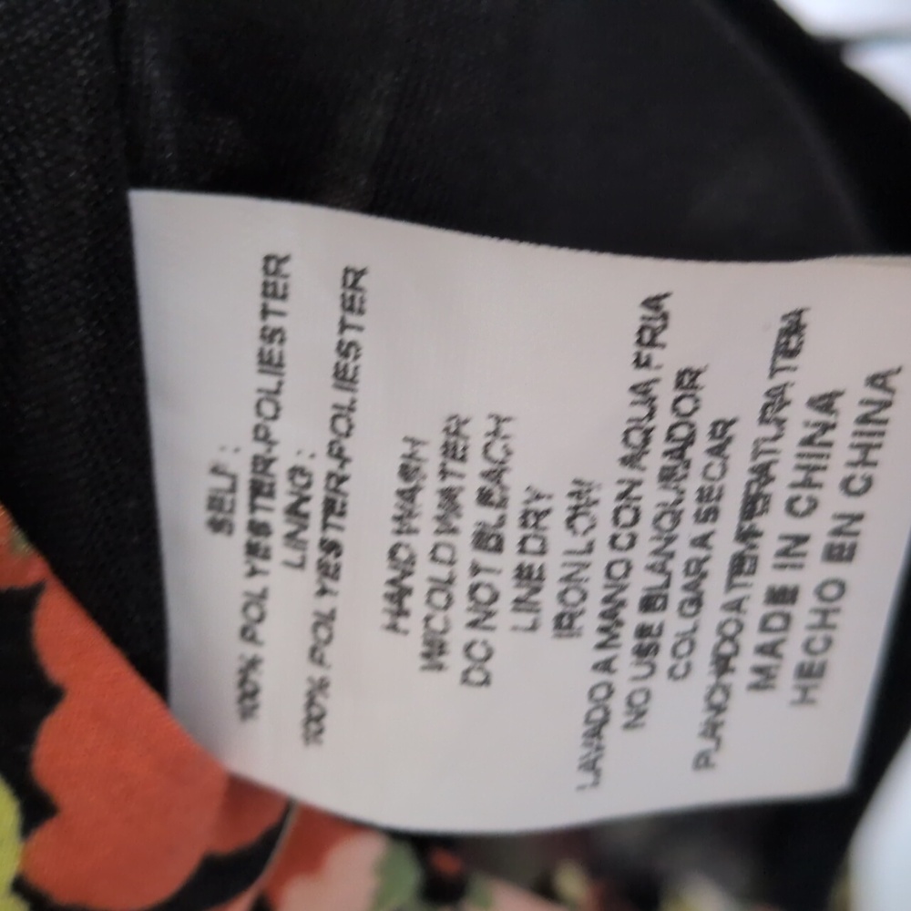 &merci Stacia Floral Puff Sleeve Lined Blouse - M - Picture 4 of 5